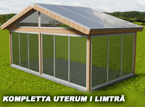 Kompletta uterum i limträ