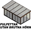Pulpettak utan brutna hörn