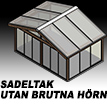 Sadeltak utan brutna hörn